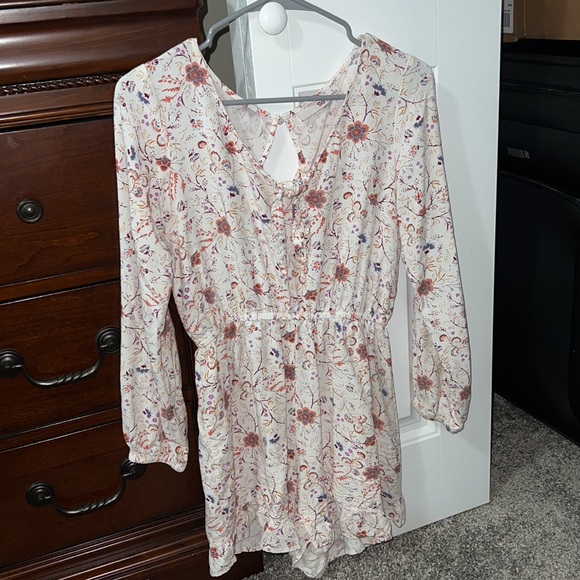 Flower printed romper - Picture 2 of 4